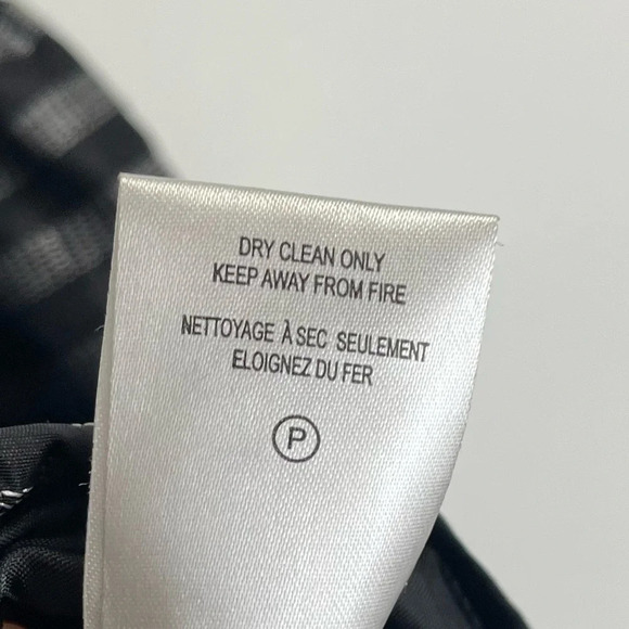 Samuel Dong Jacket Coat Womens Size Large Black White Striped Flare Sleeve - Picture 10 of 14